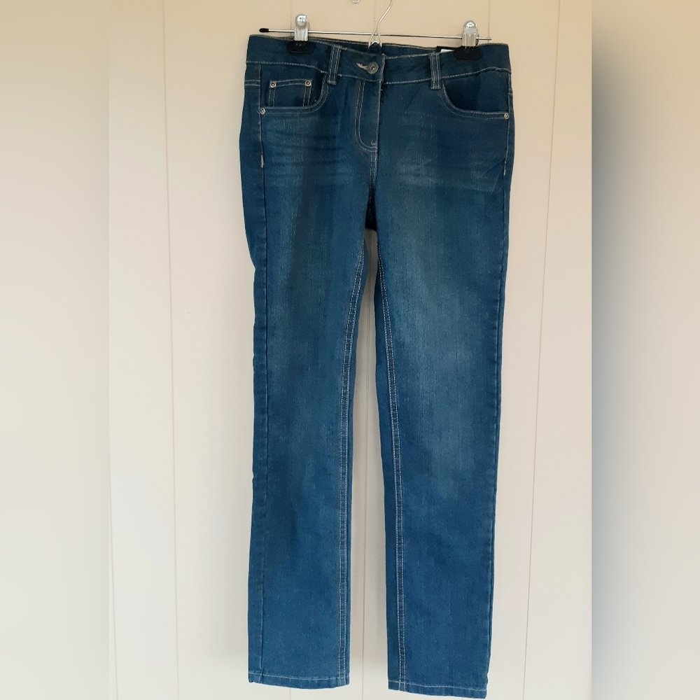 NWT George Girls Blue Skinny Jeans Size 16 Kids